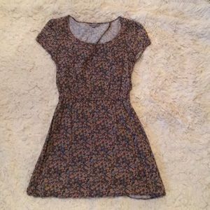 Open back floral dress